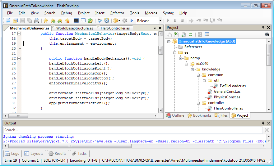 Screenshot - FlashDevelop IDE 4.2.3